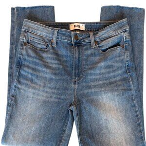 Paige Hoxton Slim Jeans Myla Wash High Rise Stretch Denim Blue Women’s Sz 29